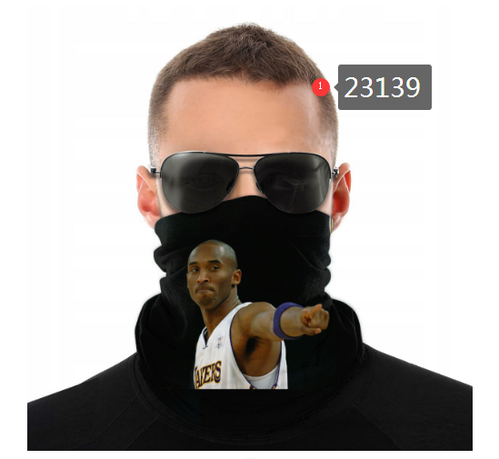 NBA 2021 Los Angeles Lakers #24 kobe bryant 23139 Dust mask with filter->nba dust mask->Sports Accessory